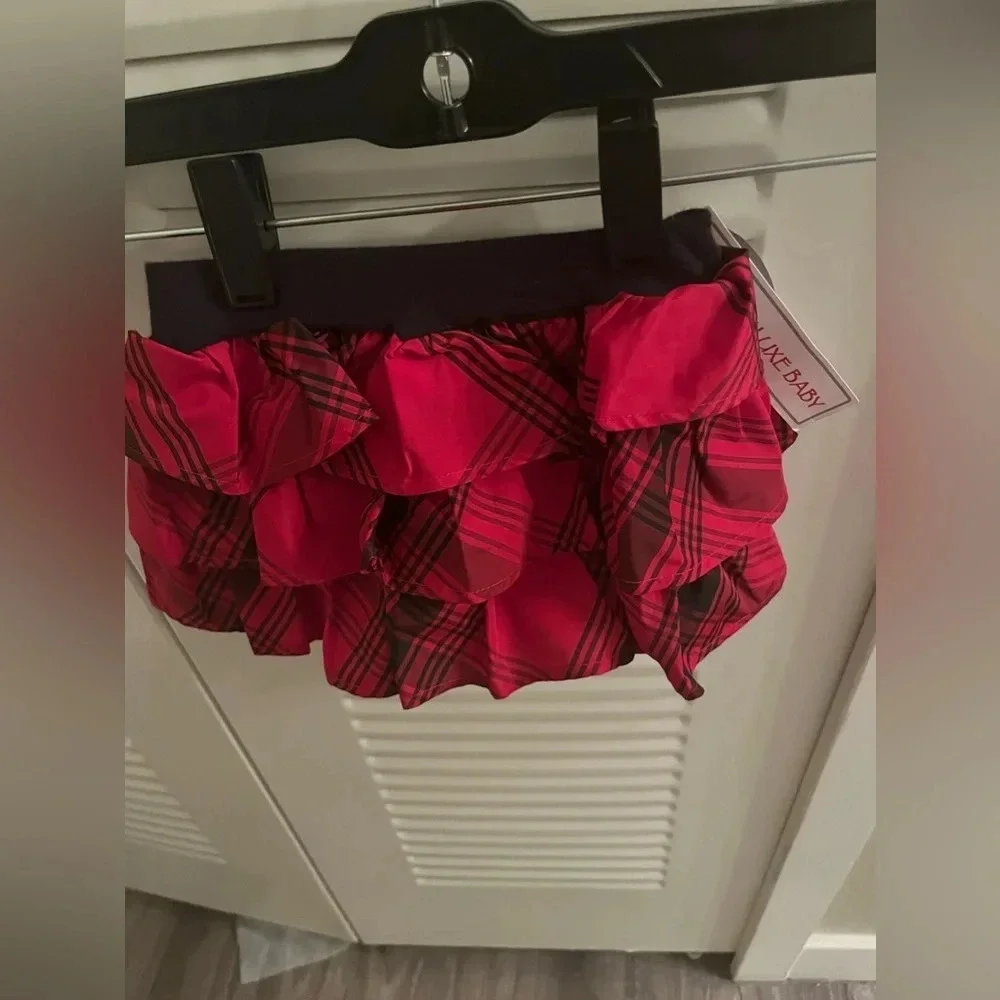 Koala Kids Holiday Luxe Baby Plaid Christmas Skirt NWT 6-9 Months